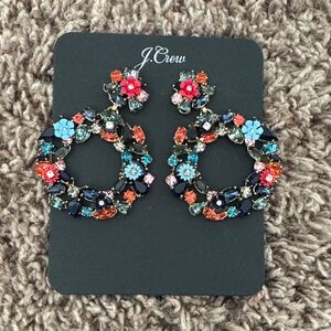 J. Crew Vibrant Gemstone Drop Earrings